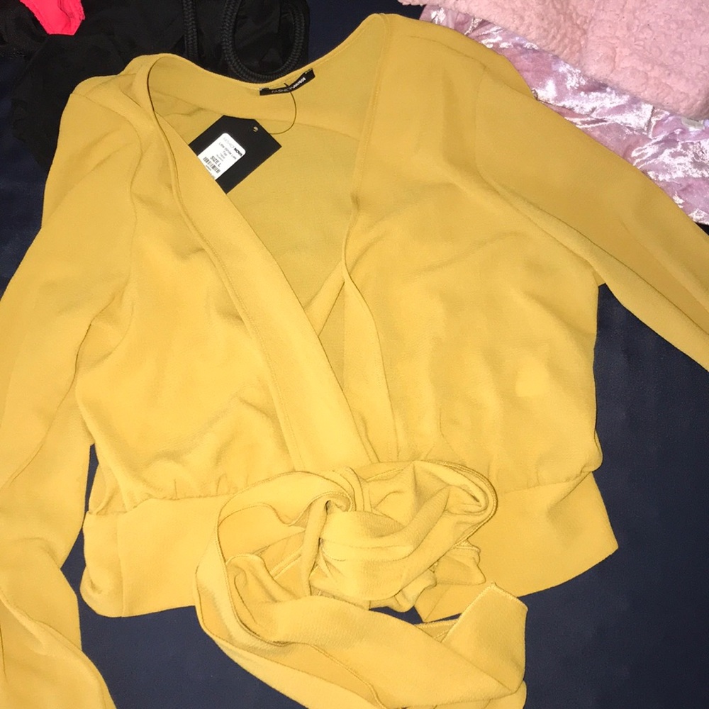 Yellow blouse
